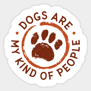 Canine Companionship Creed Sticker